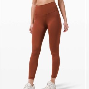 NWT Lululemon Wunder Under High Rise Tight Dark Terracotta Size 20